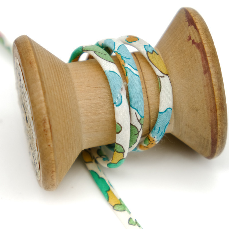 Cordon Liberty Fabrics Betsy D Aqua  - Maison Klem